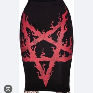KILLSTAR 4XL Pencil Skirt